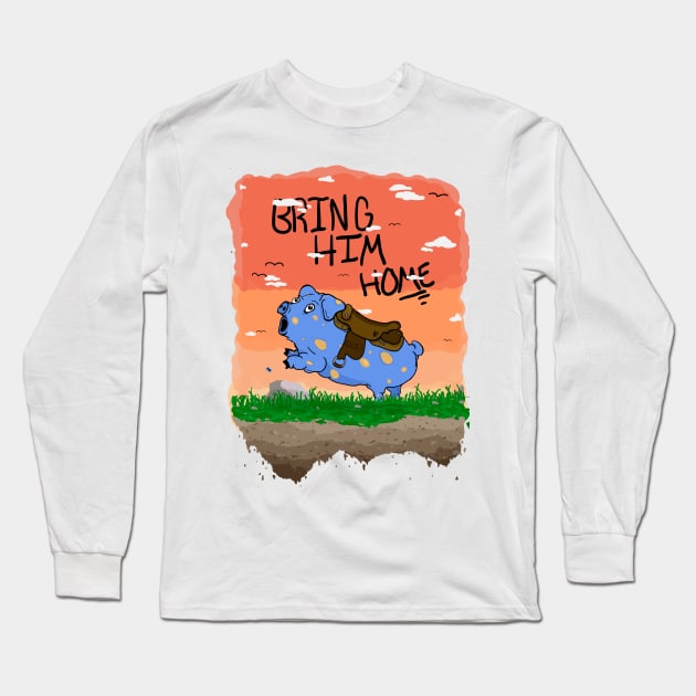 Oink Long Sleeve T-Shirt by Osmialow_key